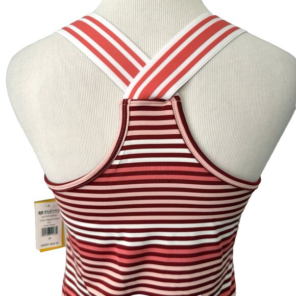 New Eleven Venus Williams Tennis Dress Size Medium Pickleball Racer Back Stripes - Picture 4 of 13
